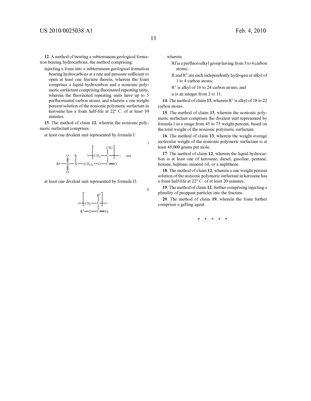 METHODS OF USING STABLE HYDROCARBON FOAMS - diagram, schematic, and image 12