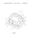 TWO-GANG MUD RING UNIVERSAL BASE diagram and image