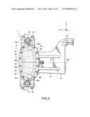 CALIPER BRAKE DEVICE FOR VEHICLE diagram and image