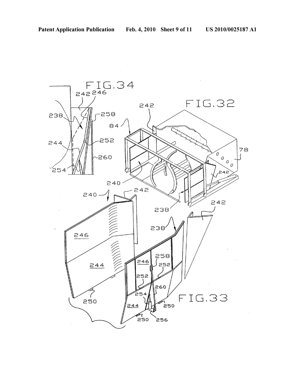 Chain bed conveyor for cylindrical modules - diagram, schematic, and image 10