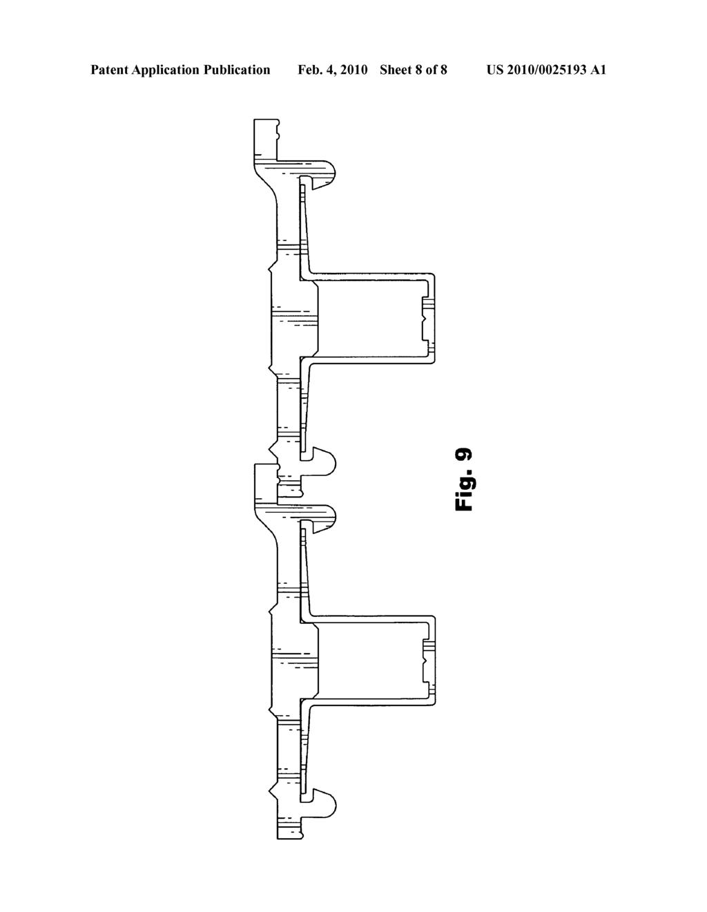 Conveyor slat/support beam assembly for reciprocating slat conveyor - diagram, schematic, and image 09