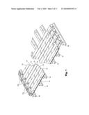 Lifting/holding slats for a slat conveyor diagram and image