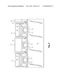 Lifting/holding slats for a slat conveyor diagram and image