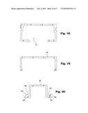 Lifting/holding slats for a slat conveyor diagram and image