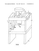 Method and apparatus for forming by electrochemical material removal diagram and image