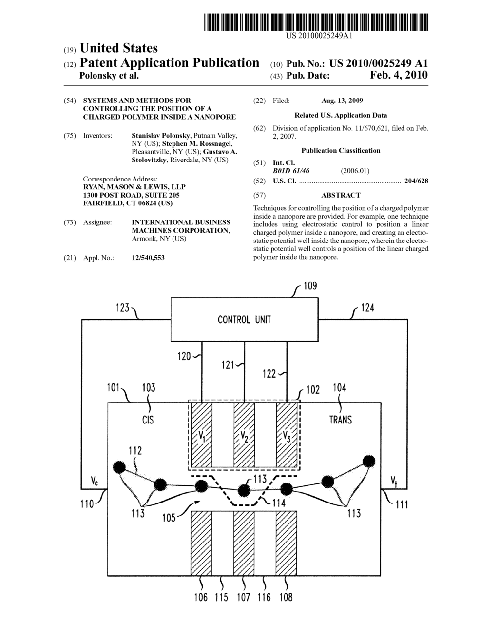 Systems and Methods for Controlling the Position of a Charged Polymer Inside a Nanopore - diagram, schematic, and image 01