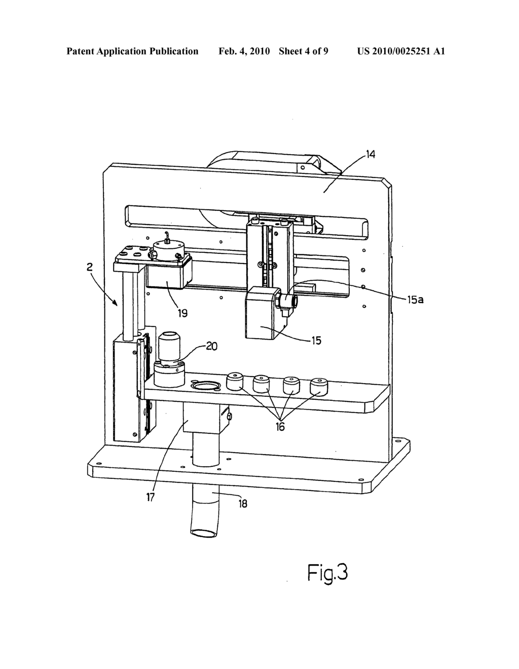 System for automatically producing radioisotopes - diagram, schematic, and image 05