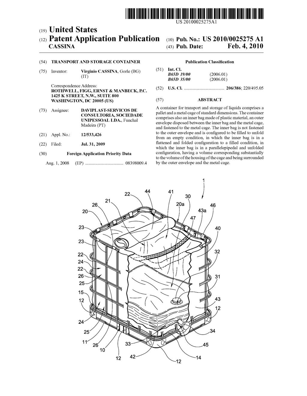 TRANSPORT AND STORAGE CONTAINER - diagram, schematic, and image 01