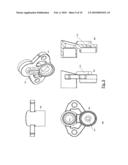 WRISTBAND-MOUNTED DISPENSER FOR LIQUIDS AND POWDERS WITH AN IMPROVED DISPENSING MECHANISM diagram and image