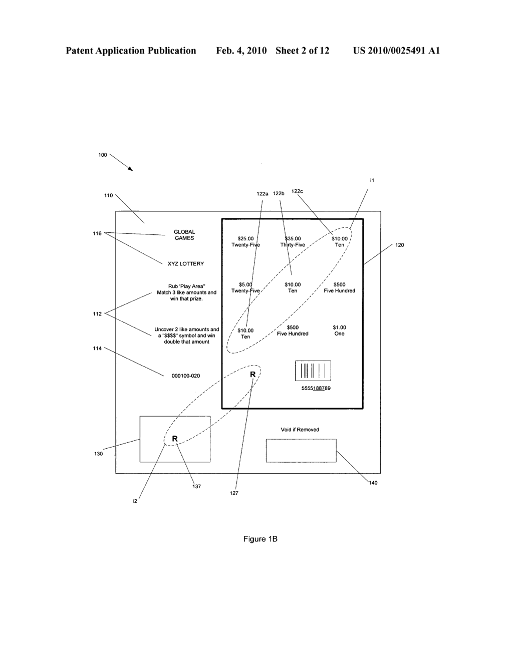 Player key for an instant-win lottery ticket and method for validating same - diagram, schematic, and image 03