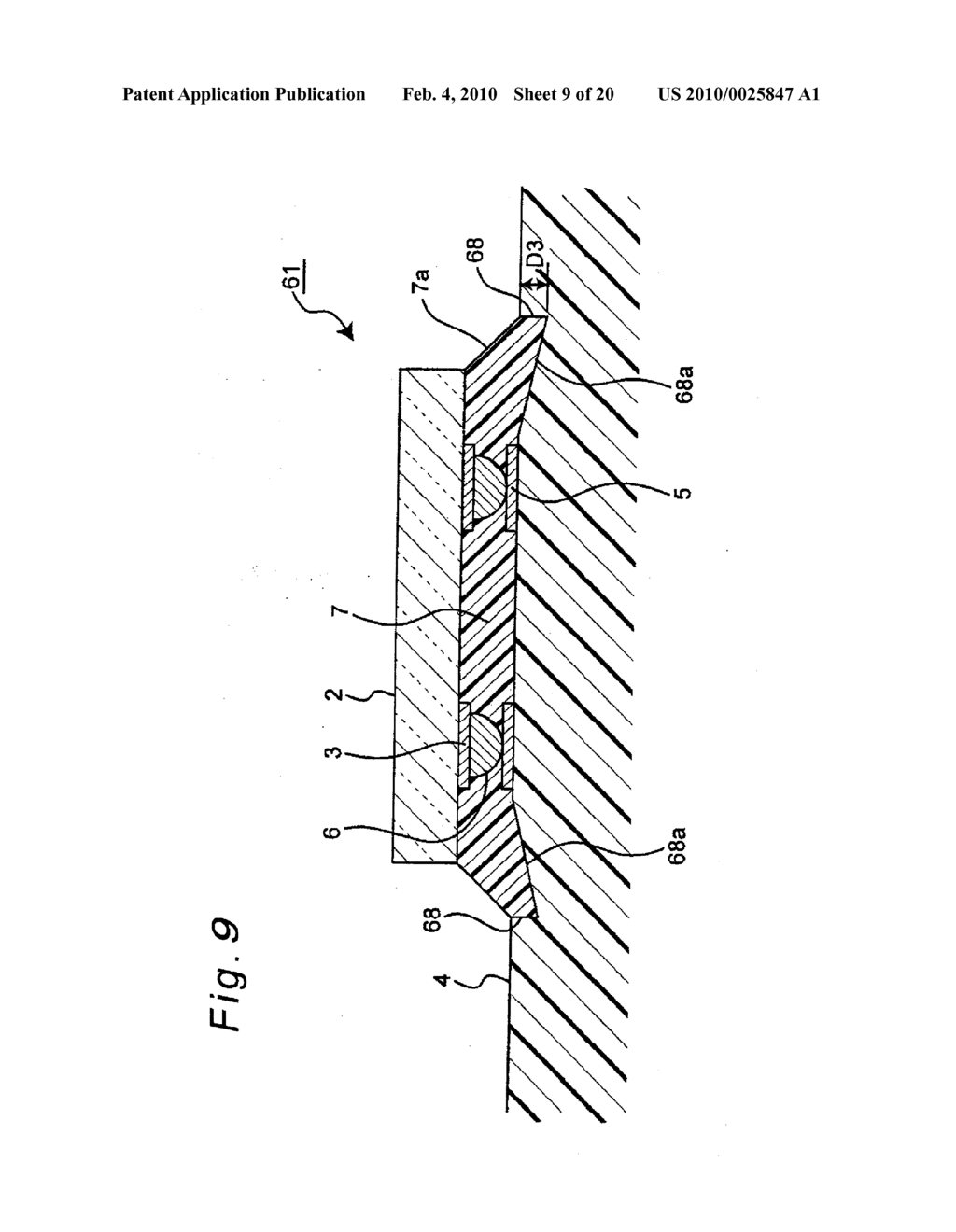 SEMICONDUCTOR DEVICE MOUNTED STRUCTURE AND SEMICONDUCTOR DEVICE MOUNTED METHOD - diagram, schematic, and image 10