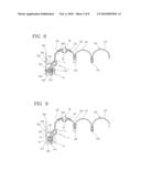 DEVICE FOR CONNECTING THE GANGWAY BELLOWS COVER AND THE CHASSIS OF ARTICULATED VEHICLES diagram and image