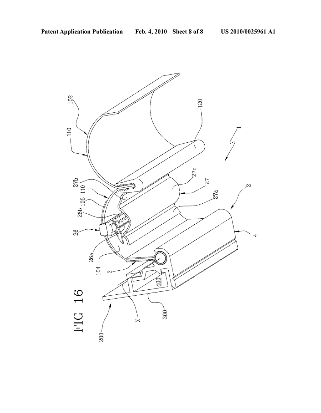 DEVICE FOR CONNECTING THE GANGWAY BELLOWS COVER AND THE CHASSIS OF ARTICULATED VEHICLES - diagram, schematic, and image 09