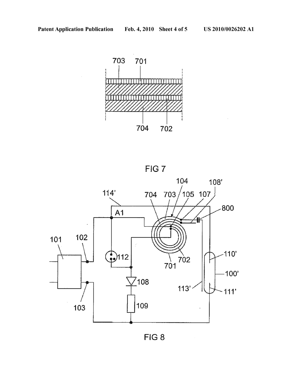 Starting Apparatus for a High-Pressure Discharge Lamp, and a High-Pressure Discharge Lamp with a Starting Apparatus - diagram, schematic, and image 05