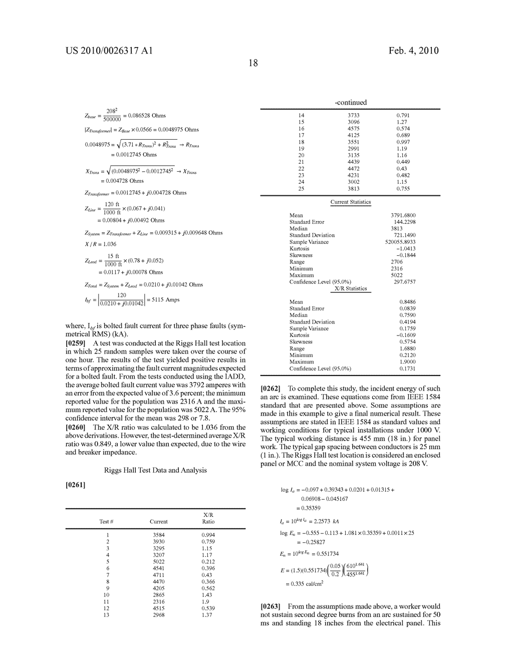 IMPEDANCE-BASED ARC FAULT DETERMINATION DEVICE (IADD) AND METHOD - diagram, schematic, and image 54