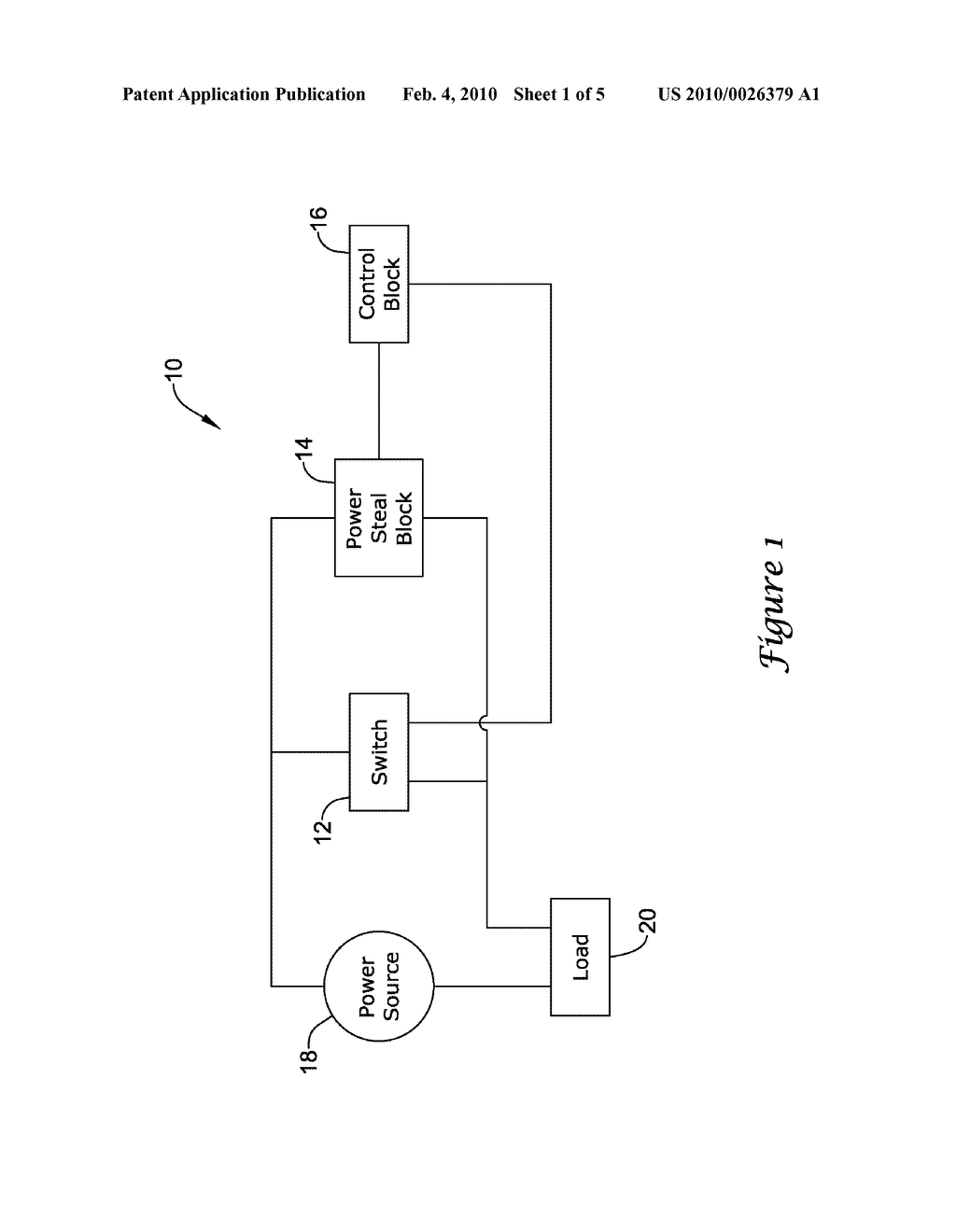 POWER STEALING CIRCUITRY FOR A CONTROL DEVICE - diagram, schematic, and image 02