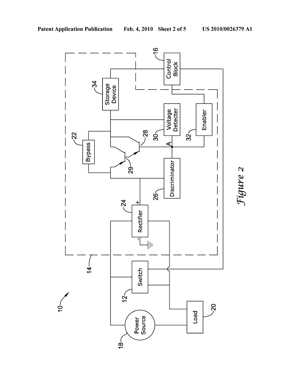 POWER STEALING CIRCUITRY FOR A CONTROL DEVICE - diagram, schematic, and image 03