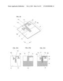 PLANAR ANTENNA, AND COMMUNICATION DEVICE AND CARD-TYPE TERMINAL USING THE ANTENNA diagram and image