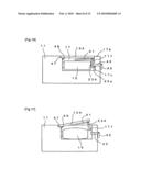 Battery accommodating device, portable device, output device, and head mount display diagram and image