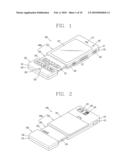 PORTABLE TERMINAL HAVING A PROJECTION UNIT diagram and image