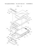 PORTABLE TERMINAL HAVING A PROJECTION UNIT diagram and image