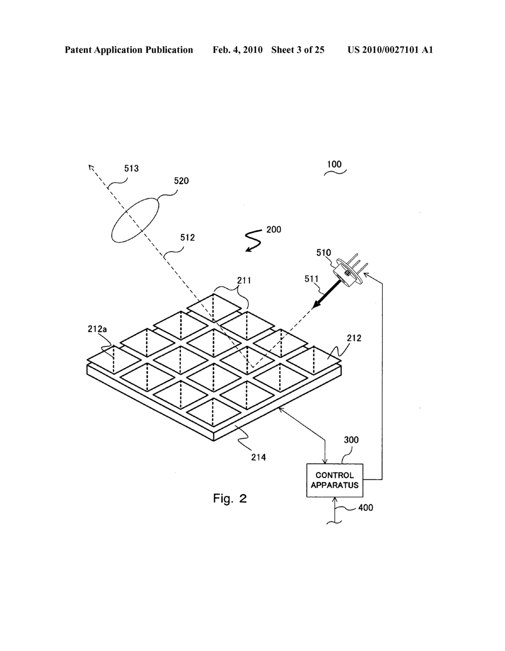 Spatial light modulator with metal layers - diagram, schematic, and image 04