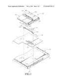 CASING STRUCTURE HAVING REMOVABLE BASE FRAME diagram and image