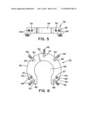 APPARATUS FOR ATTACHING A SHADE OR SKIRT TO A HANGING LIGHT FIXTURE diagram and image