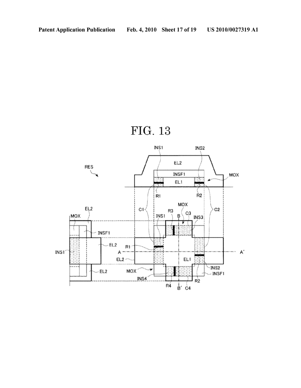 RESISTANCE CHANGE ELEMENT, METHOD FOR MANUFACTURING THE SAME, AND SEMICONDUCTOR MEMORY - diagram, schematic, and image 18