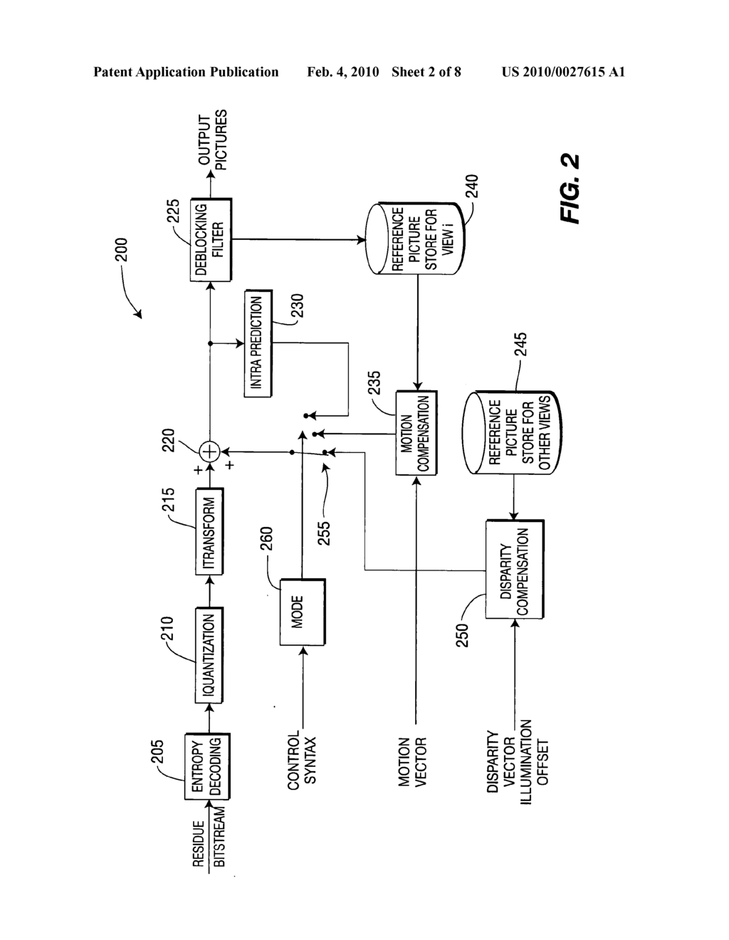 Picture identification for multi-view video coding - diagram, schematic, and image 03