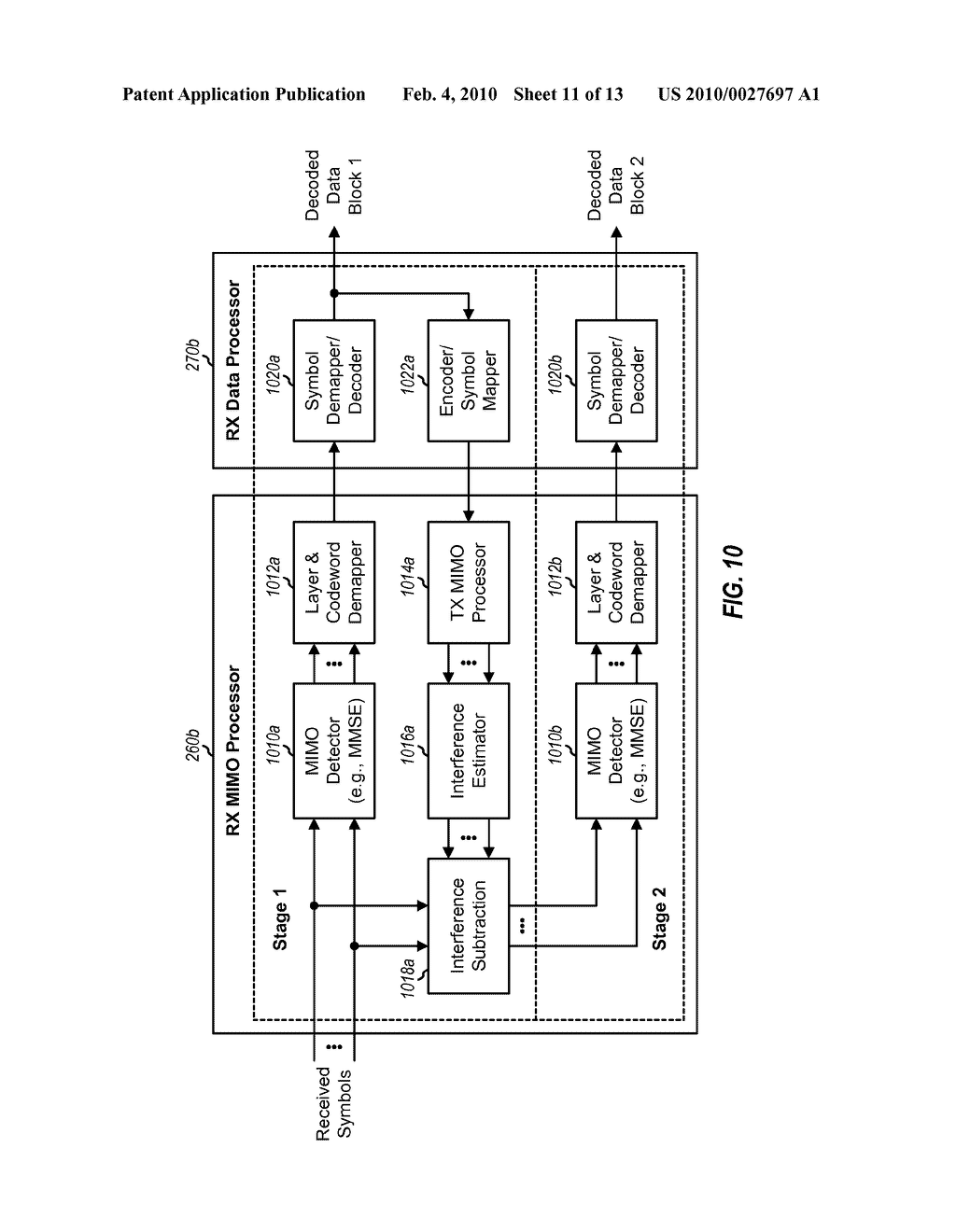 MIMO TRANSMISSION WITH LAYER PERMUTATION IN A WIRELESS COMMUNICATION SYSTEM - diagram, schematic, and image 12