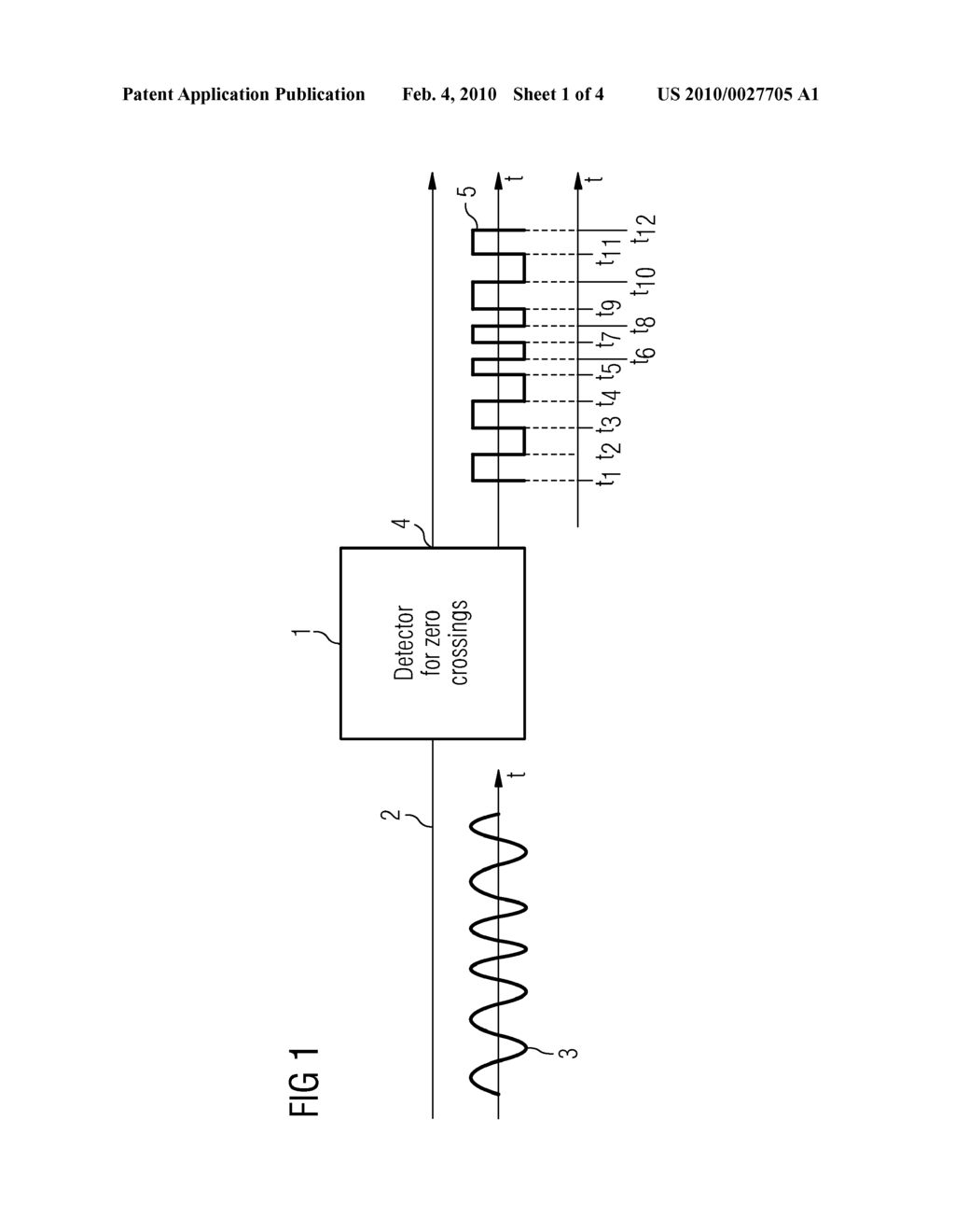 Method and device for calculating zero-croccing reference sequences for signal detection of angle-modulated signals based on zero crossings of the received signal - diagram, schematic, and image 02