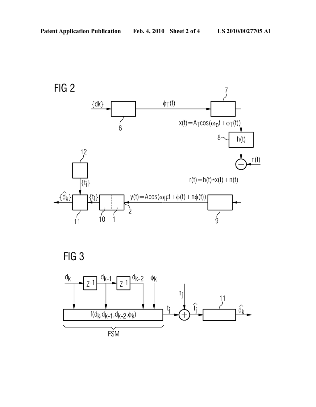 Method and device for calculating zero-croccing reference sequences for signal detection of angle-modulated signals based on zero crossings of the received signal - diagram, schematic, and image 03