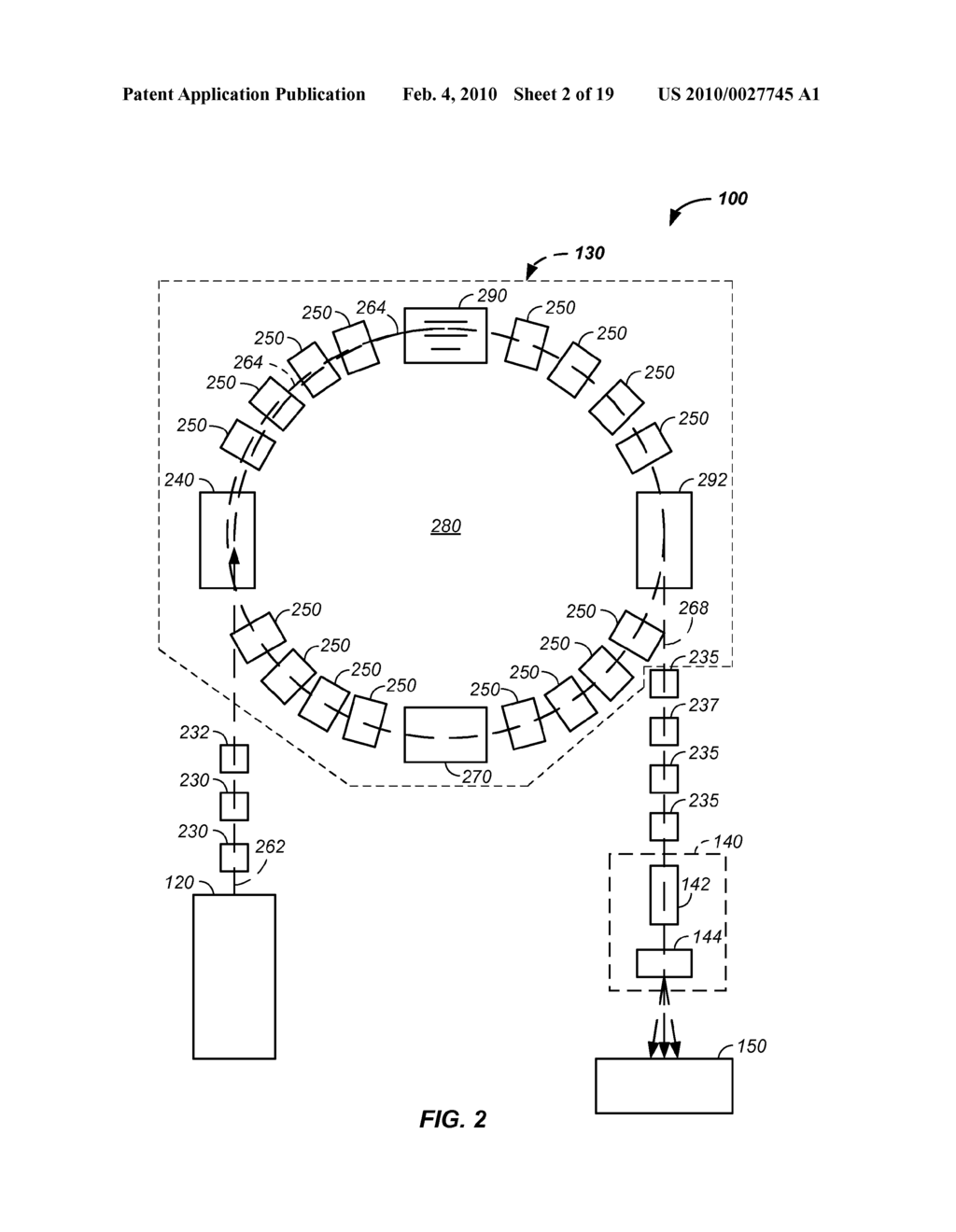 CHARGED PARTICLE CANCER THERAPY AND PATIENT POSITIONING METHOD AND APPARATUS - diagram, schematic, and image 03