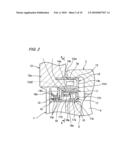 SENSOR ATTACHING SEALING DEVICE AND VEHICLE ROLLING BEARING USING THE SAME diagram and image