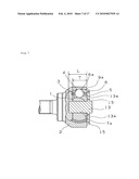 LUBRICATING SYSTEM, BEARING UTILIZING THE SYSTEM, UNIVERSAL JOINT UTILIZING THE SYSTEM, AND PROCESS FOR PRODUCTION THEREOF diagram and image