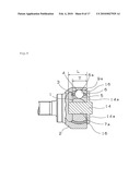 LUBRICATING SYSTEM, BEARING UTILIZING THE SYSTEM, UNIVERSAL JOINT UTILIZING THE SYSTEM, AND PROCESS FOR PRODUCTION THEREOF diagram and image