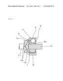 LUBRICATING SYSTEM, BEARING UTILIZING THE SYSTEM, UNIVERSAL JOINT UTILIZING THE SYSTEM, AND PROCESS FOR PRODUCTION THEREOF diagram and image