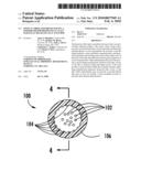 Optical fiber assemblies having a powder or powder blend at least partially mechanically attached diagram and image