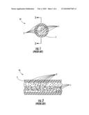 Optical fiber assemblies having a powder or powder blend at least partially mechanically attached diagram and image