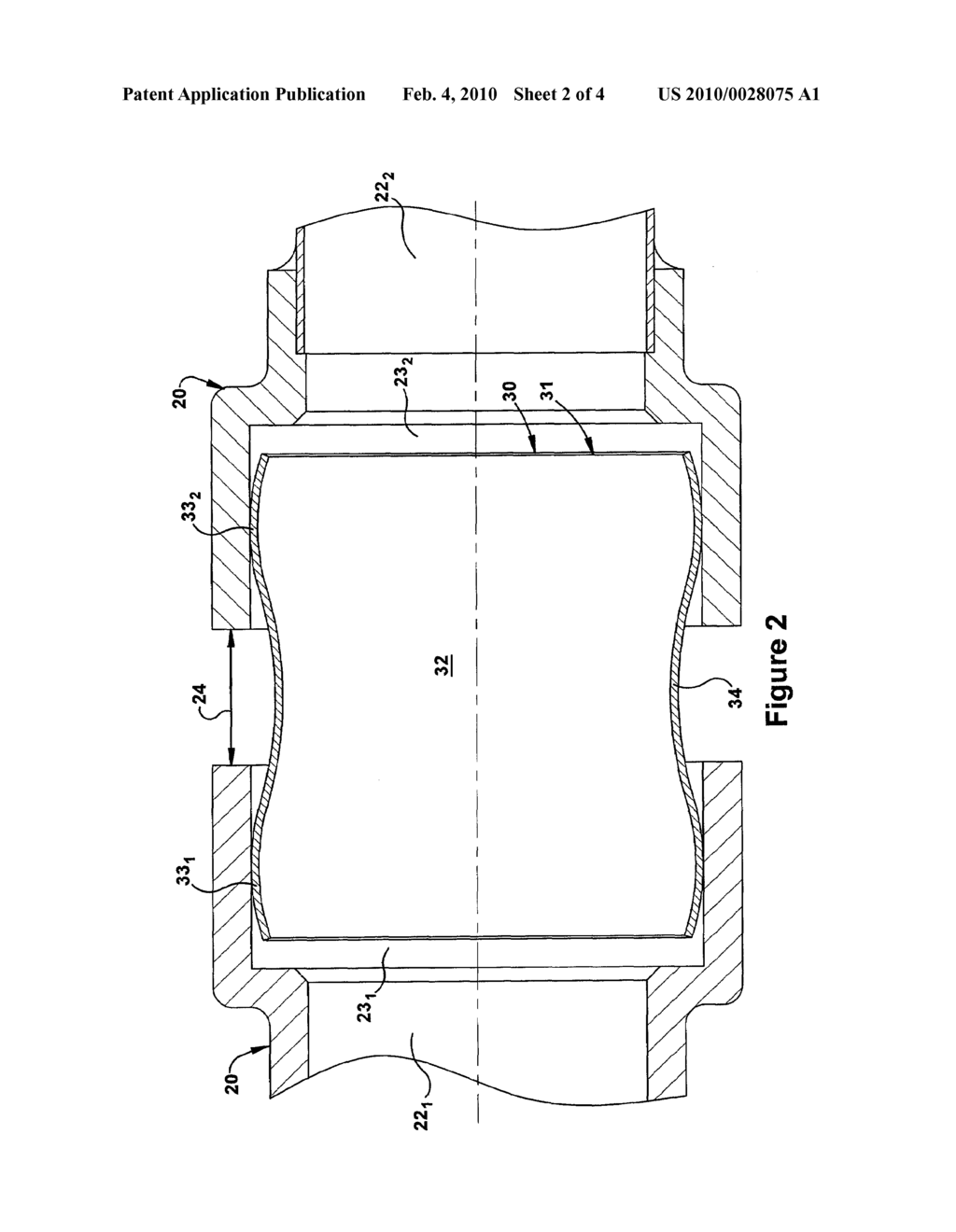SEALING JOINT FOR CONNECTING ADJOINING DUCT PIECES IN A ENGINE EXHAUST SYSTEM - diagram, schematic, and image 03