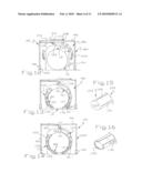 Picking up cylindrical modules from between adjacent modules diagram and image