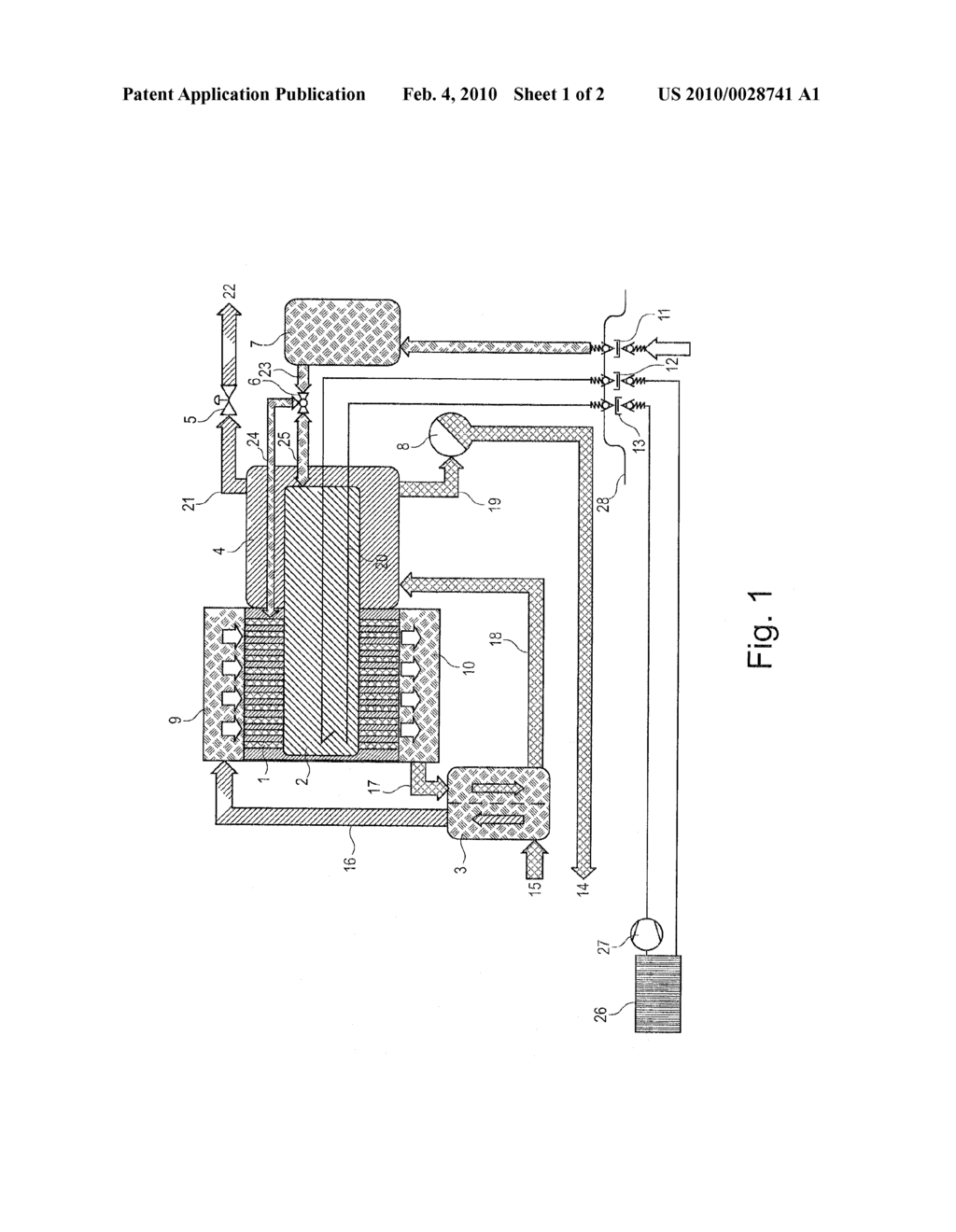 HYDRIDE FUEL-CELL COOLER AND CONDENSATE COOLER FOR AIRCRAFT - diagram, schematic, and image 02