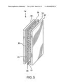 THIN FLEXIBLE RECHARGEABLE ELECTROCHEMICAL ENERGY CELL AND METHOD OF FABRICATION diagram and image