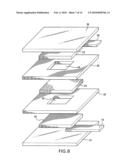 THIN FLEXIBLE RECHARGEABLE ELECTROCHEMICAL ENERGY CELL AND METHOD OF FABRICATION diagram and image