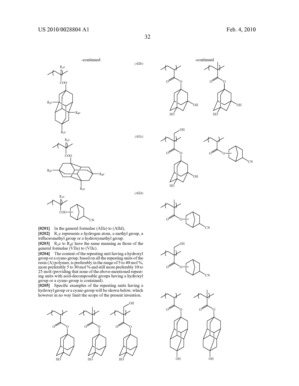 RESIST COMPOSITION AND METHOD OF FORMING PATTERN THEREWITH - diagram, schematic, and image 34