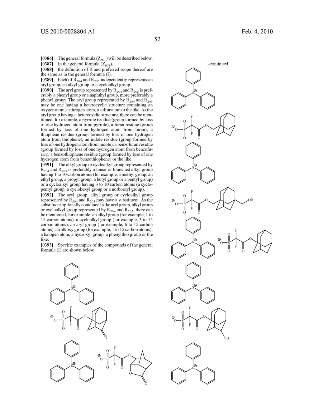 RESIST COMPOSITION AND METHOD OF FORMING PATTERN THEREWITH - diagram, schematic, and image 54