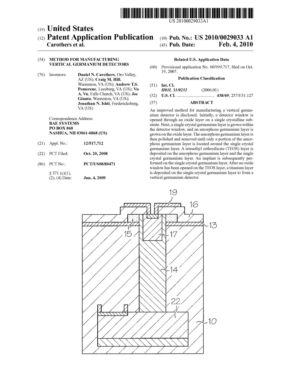 Method for Manufacturing Vertical Germanium Detectors - diagram, schematic, and image 01