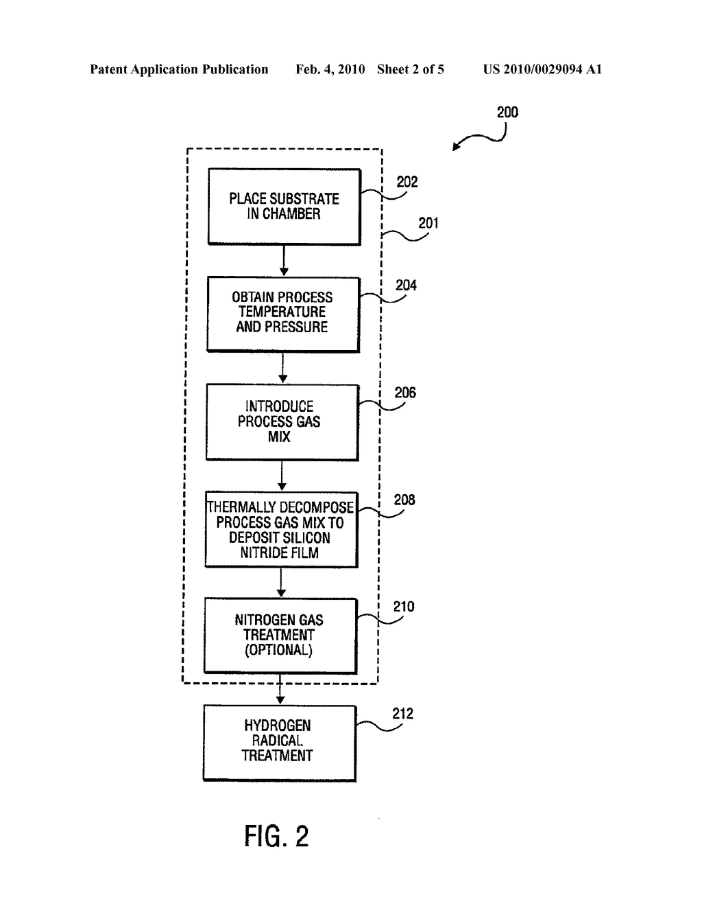 Method and Apparatus for Forming a High Quality Low Temperature Silicon Nitride Layer - diagram, schematic, and image 03