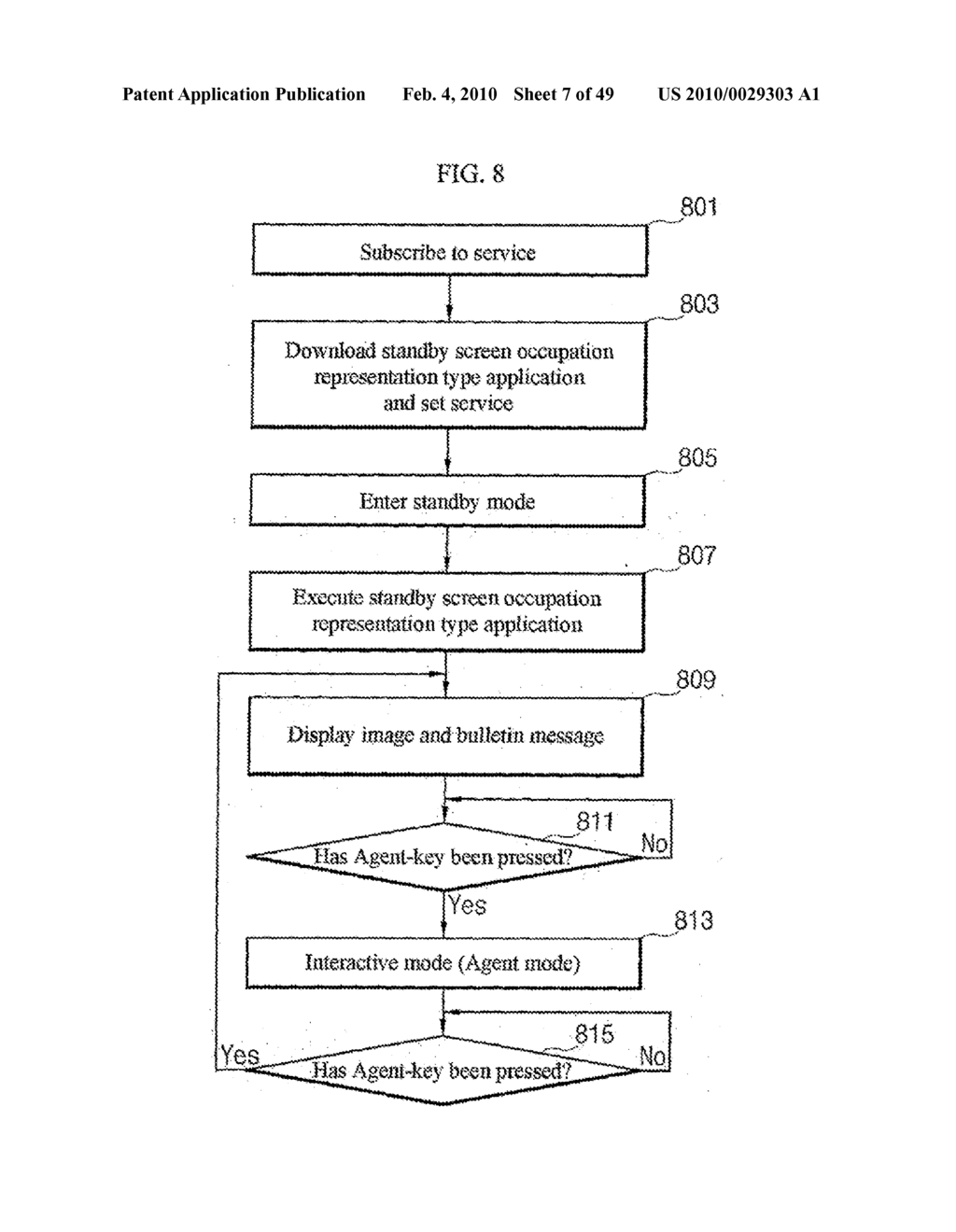 Method and apparatus for displaying messages in an idle state of mobile terminal, driving an application for an idle state in a mobile terminal and providing idle state contents for a mobile terminal - diagram, schematic, and image 08